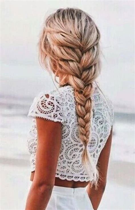 No heat hairstyles classic hairstyles summer hairstyles medium hair styles short hair styles twisted bangs pinterest hairstyles headbands for short hair loose french braids. 50 Inspiring Ideas for French Braids that Stand Out in 2020