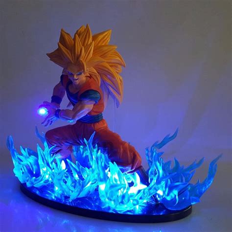 Lampe Dbz Goku Ssj3 Avec Aura Led Goku Ssj3 Goku Super Saiyan