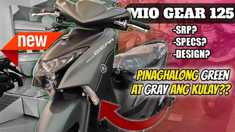 Kakaibang Kulay Yamaha Mio Gear 125 Actual Unit Price Specs And Design Youtube