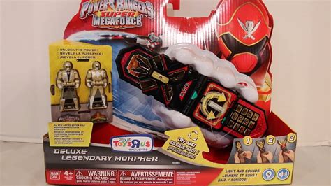 Power Rangers Super Megaforce Deluxe Legendary Morpher And Ranger