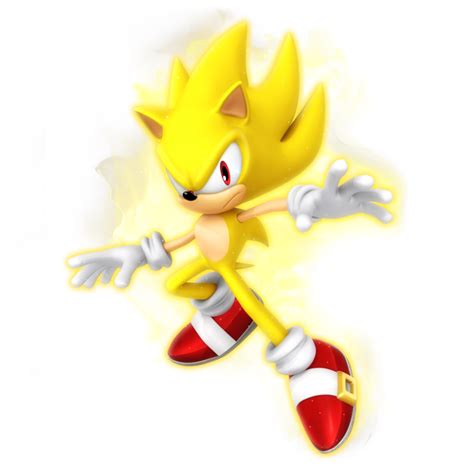 Super Sonic Legacy Render By Nibroc Rock Sonic The Hedgehog Sonic
