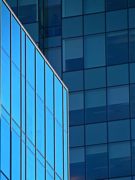 Buildings Facades Glass Blue Hd Phone Wallpaper Peakpx