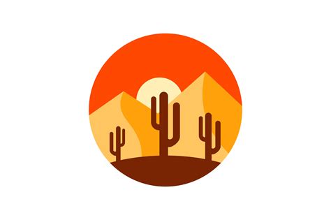Desert Logo Graphic By Skyacegraphic0220 · Creative Fabrica