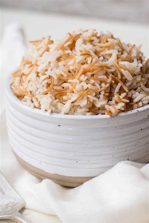 Lebanese Rice Pilaf With Vermicelli And Cinnamon Recipe Rice Side