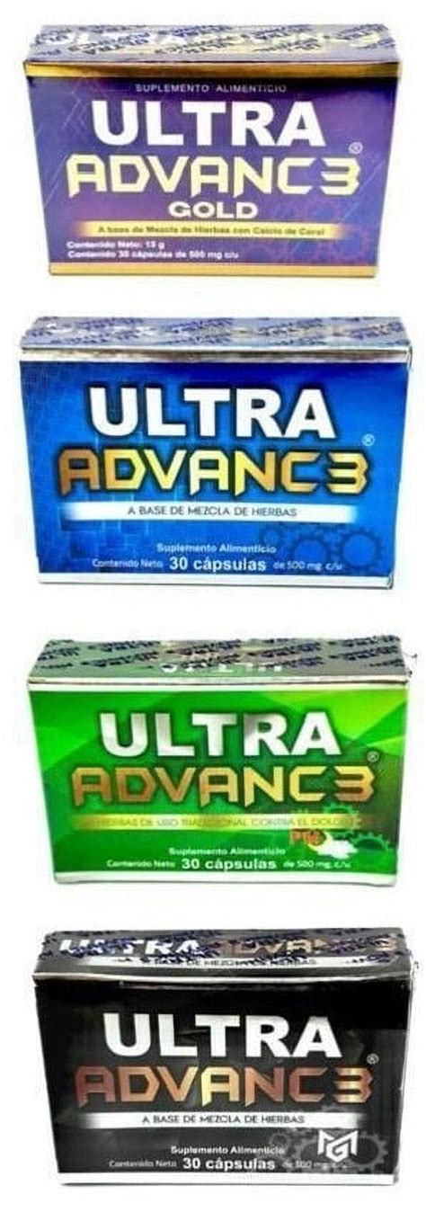 Ultra Advance 3 Ultra Advanc3 30 Cápsulas De 500mg