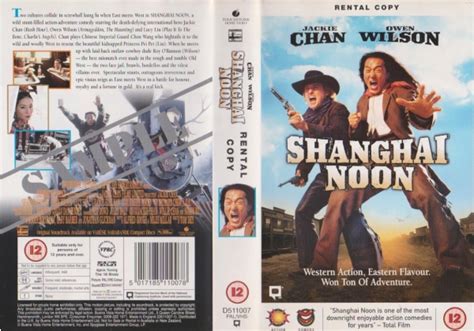 Shanghai Noon 2000 On Touchstone Home Video United Kingdom Vhs
