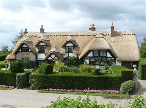 Thatched Cottage Oxford England English Houses Thatched Houses