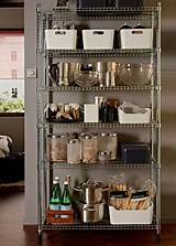 Free Standing Metal Kitchen Shelves Photos