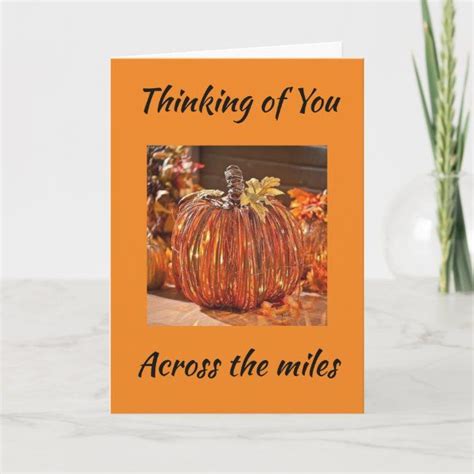 Happy Thanksgiving From Across The Miles Holiday Card Ad Ad