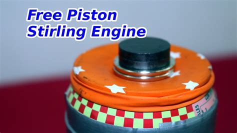 Free Piston Stirling Engine Homemade Youtube