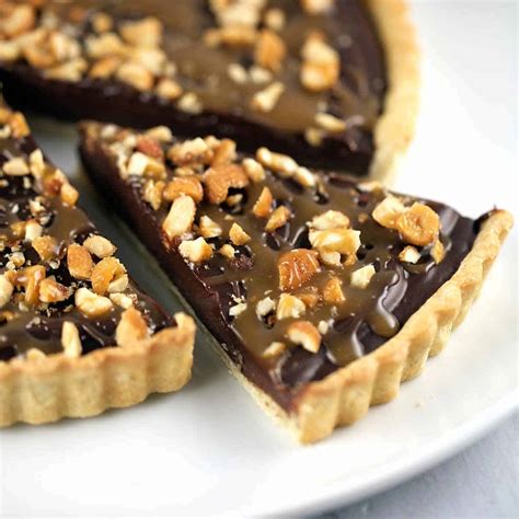 Think of a twix or caramilk chocolate bar, but much, much better. Luscious Dark Chocolate Salted Caramel Tart Recipe ...