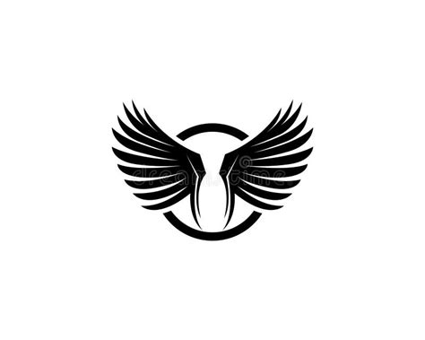 Wing Bird Logo Template Vector Stock Vector Illustration Of Company