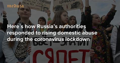 Domestic Violence Surge Heres How Russias Authorities Responded To