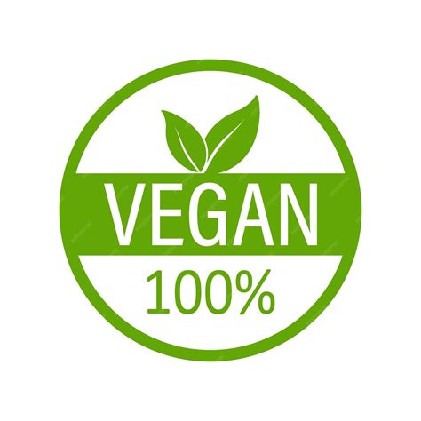 Premium Vector Vegan Emblem Vegan Great Design For Any Purposes Logo