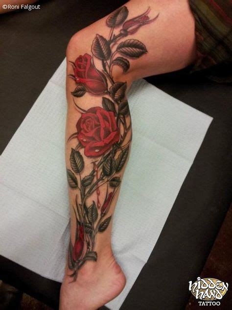 46 Best Rose Leg Tattoos Ideas Leg Tattoos Tattoos Rose Tattoos