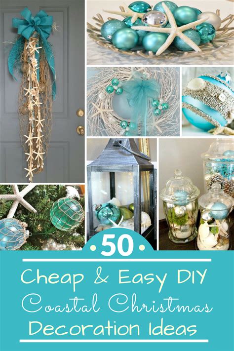 50 cheap and easy diy coastal christmas decorations prudent penny pincher