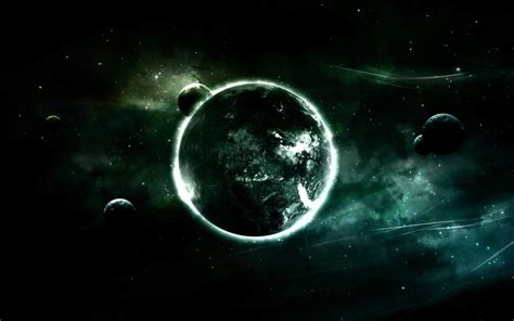 1920x1200 Planet Space Stars Glowing Wallpaper Coolwallpapersme