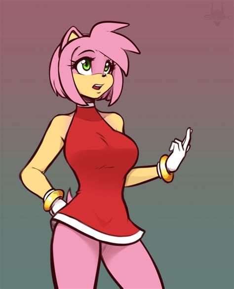 Amy Rose Shadow And Amy Sonic Fan Art Anime Furry