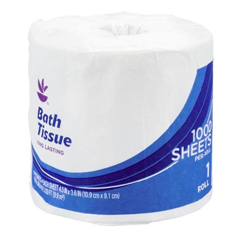 Save On Our Brand Toilet Paper 1000 Sheets Per Roll 1 Ply Unscented