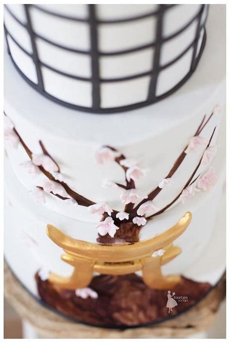 japanese themed cake cake by taartjes van an anneke cakesdecor