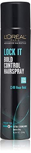 Loreal Paris Hairstyle Lock It Bold Control Hairspray 825 Ounce