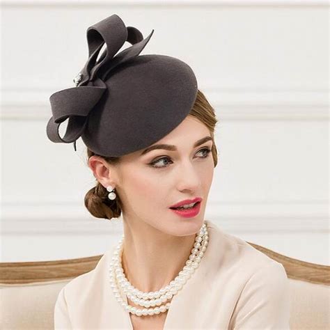 Women Sinamay Fascinator Hat For Wedding Fedora Hat Flower Lady Derby