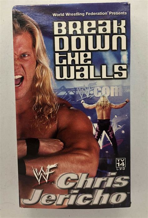 Wwf Chris Jericho Break Down The Walls 2000 Vhs Video Tape Pro Wrestling Wwe In 2021 Ecw