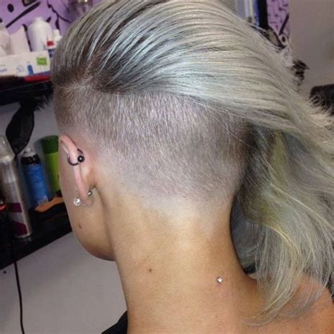 Shaved Head On One Side Hairstyle - One Side Shaved Haircut Name