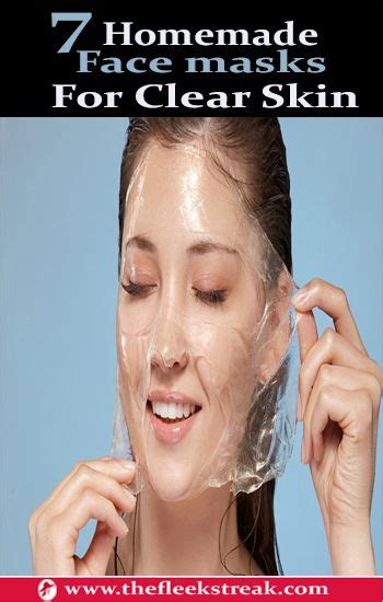 7 Homemade Face Masks For Clear Skin In 2020 Skin Glowing Skin Easy