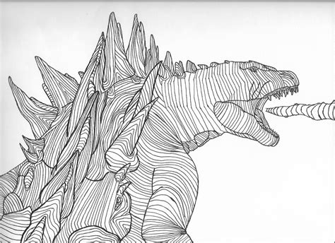 Godzilla Drawing At Explore Collection Of Godzilla