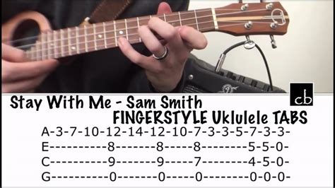 Stay With Me Sam Smith Fingerstyle Ukulele Tutorial Youtube