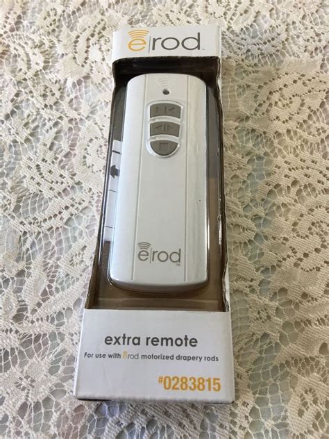 Beme Erod Extra Remote Control For Use With Motorized Drapery Rods Item