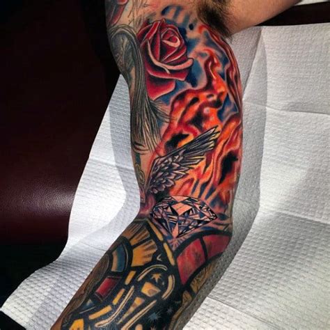 Awesome flame tattoos, best flame tattoo designs. Top 60 Best Flame Tattoos For Men - Inferno Of Designs