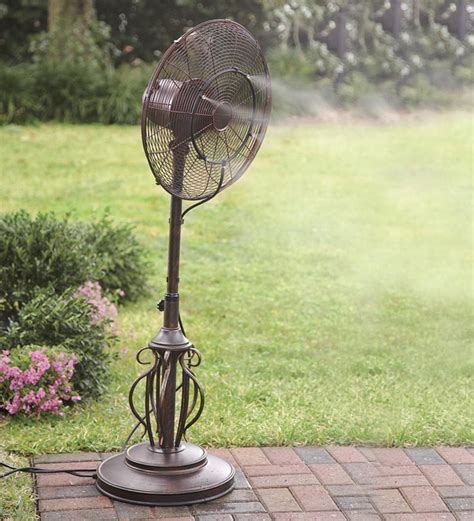 Deco Breeze Outdoor Misting Fan Plow And Hearth