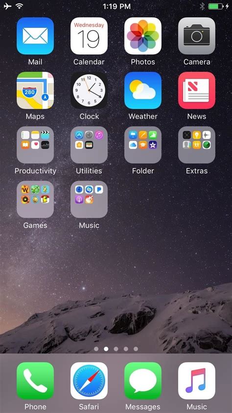 How To Get A Black Dock And Folders On Your Iphones Home Screen