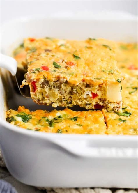 Make Ahead Sausage And Egg Breakfast Casserole One Of My Go To Easy