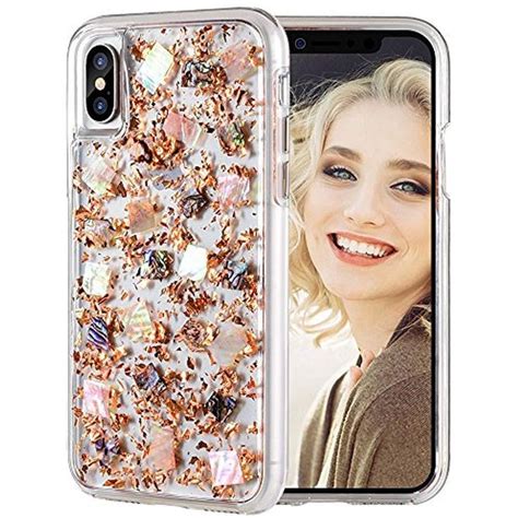 An Iphone Case With Many Different Types Of Beads On The Front And Back