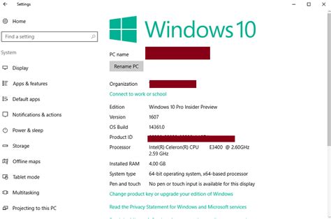 Latest Windows 10 Build Updates System Version To 1607 Signals