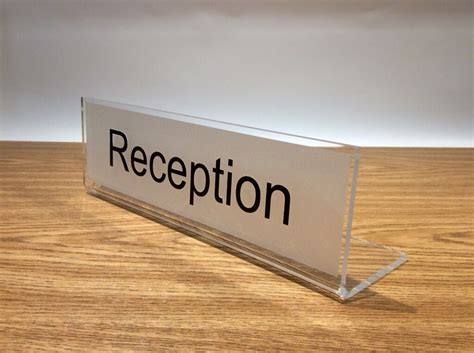 Reception Desk Signage Freestanding Information Signs Made To Your