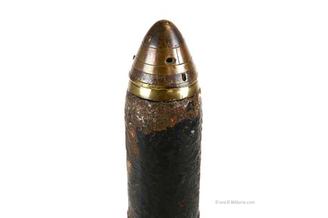 Original Ww1 13 Pounder High Explosive Shrapnel Qf Quick Fire Cannon