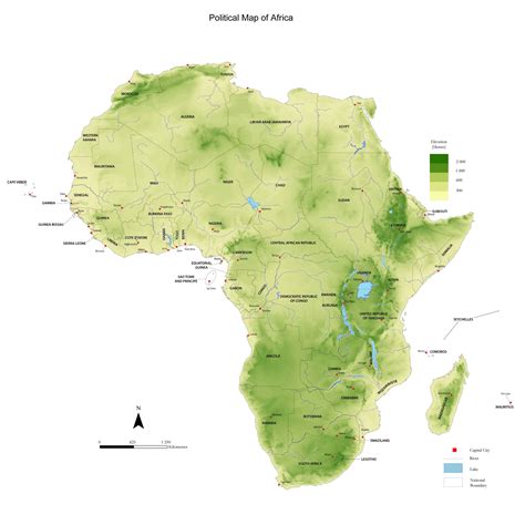 Large Physical Map Of Africa Africa Mapsland Maps Of The World