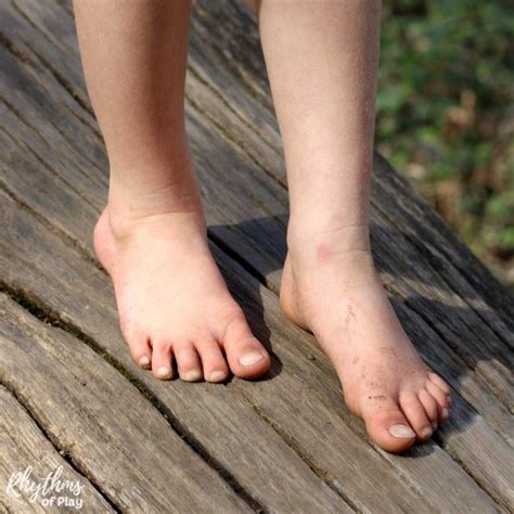 Barefoot Kids In Timeout
