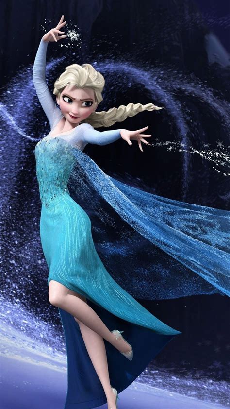 Disney Frozen Elsa Mobile Wallpaper Hd 1080x1920 Disney Princess