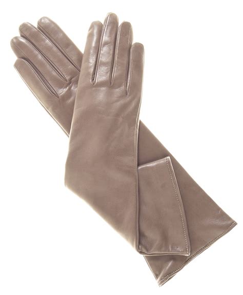 Taupe Leather Gloves These Are Lined With Cashmere How Wonderful
