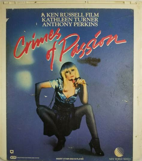 Kathleen Turner Crimes Of Passion 1984 Romance Thriller Movie Ced Video
