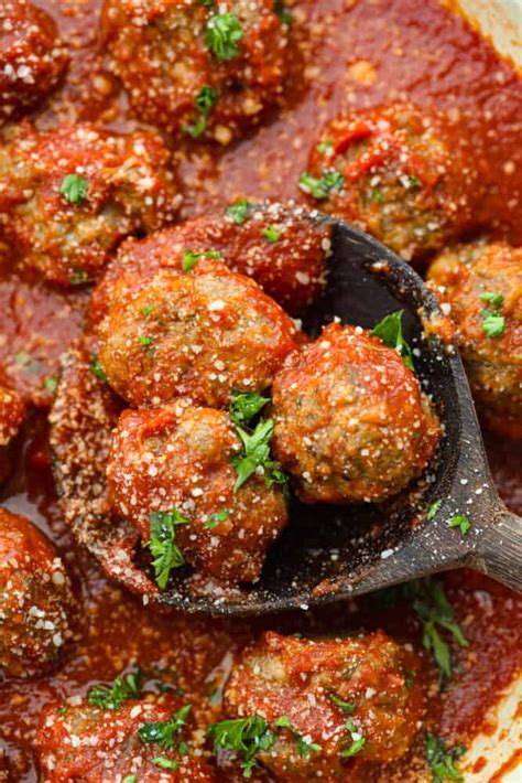 The Best Homemade Meatballs Therecipecritic