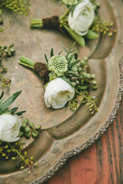 Botanical Inspired Wedding At Marvimon Green Wedding Colors Greenery