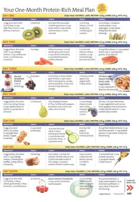 Meal Plan Fitness Treats Healthy Meal Plans How To Plan