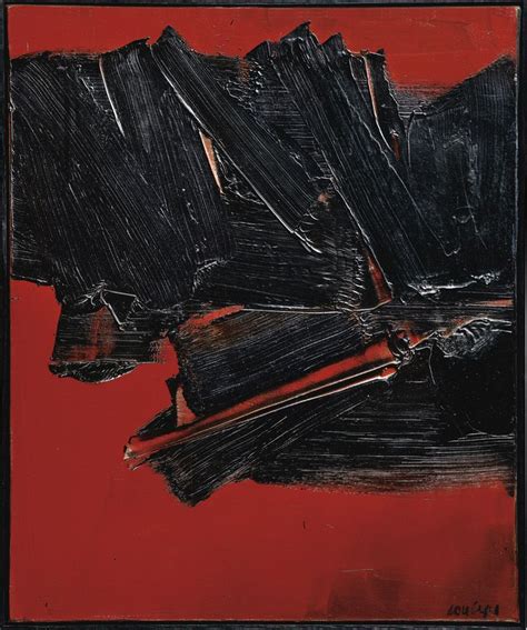 Peinture 1961 By Pierre Soulages Paintings Infinite Art Abstract