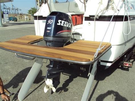 Carver 32 aft 3207 diy swimplatform and stairs carver yacht yachtforums we know big boats. Swim platform on outboard...How!? - The Hull Truth ...